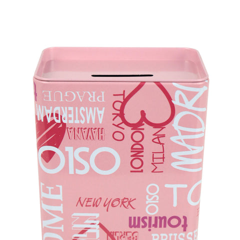 Alcancía estampado San Valentín 16x9x6 cm