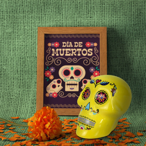 Adorno de Calavera para Día de Muertos
