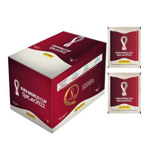 Álbum Oficial World CUP Qatar Editorial Panini Pasta Suave, Paquete con 104 Sobres de Estampas + 1 Álbum ¡GRATIS!
