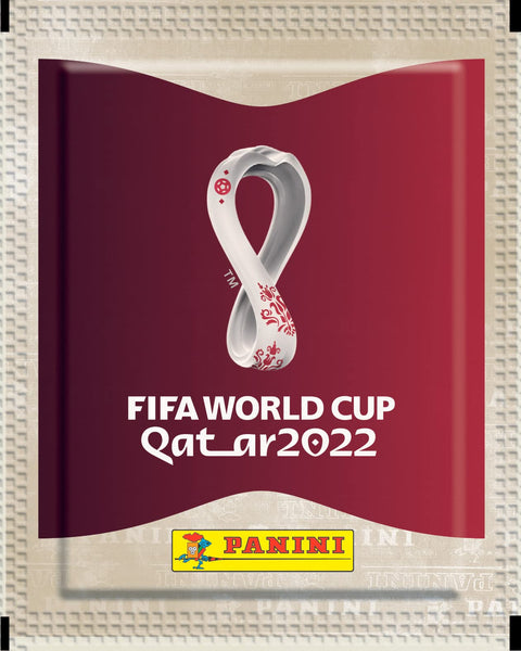 Álbum Oficial World CUP Qatar Editorial Panini Pasta Suave, Paquete con 104 Sobres de Estampas + 1 Álbum ¡GRATIS!