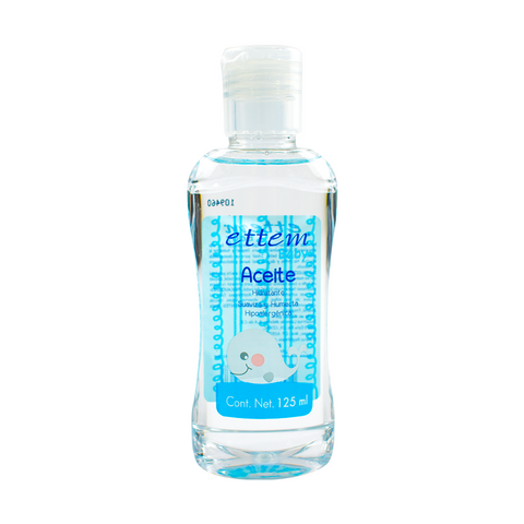 Aceite Hipoalergénico para Bebé ETTEM Suavizante y Humectante 125ml