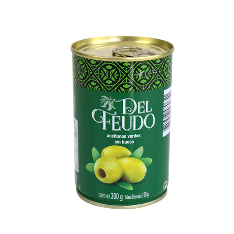 Aceitunas Verdes Sin Hueso Del Feudo 300 g