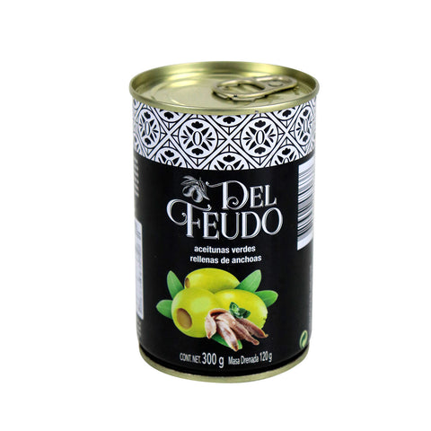 Aceitunas Del Feudo Rellenas de Anchoas 300 gramos