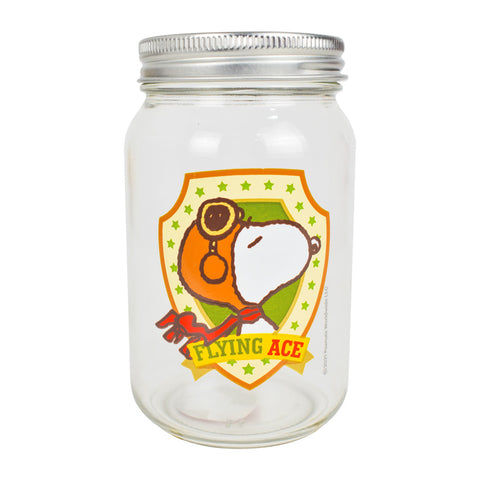 Alcancía de Cristal Snoopy