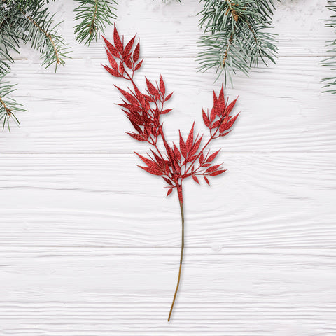 16 12XM21 CLASSIC GLITTER BRANCH PICKROJO
