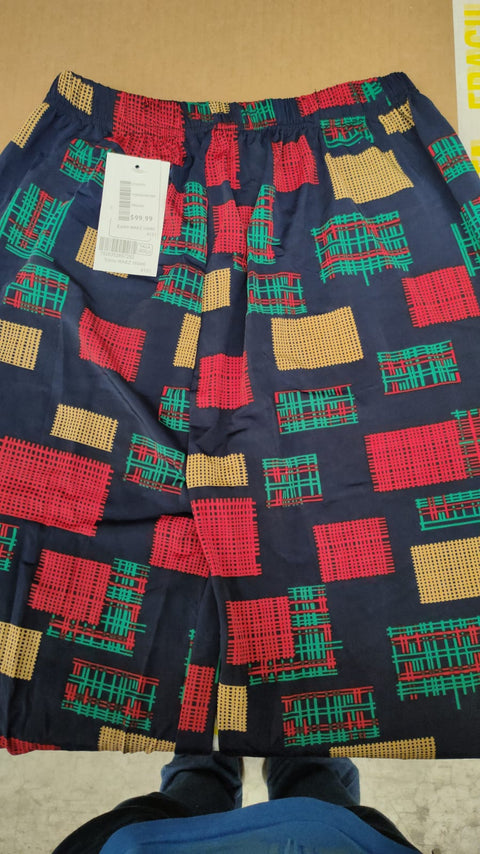 12/09 Pantalón para Dama Unitalla Marino con Rojo