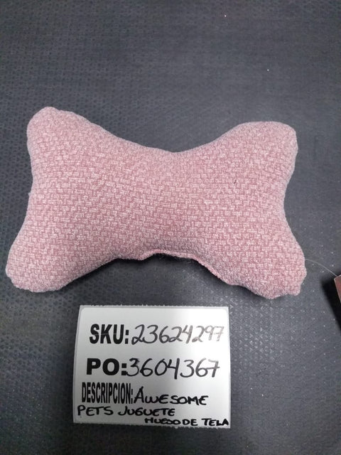 29 09AWESOME PETS JUGUETE HUESO DE TELA 1 PZAPALO
